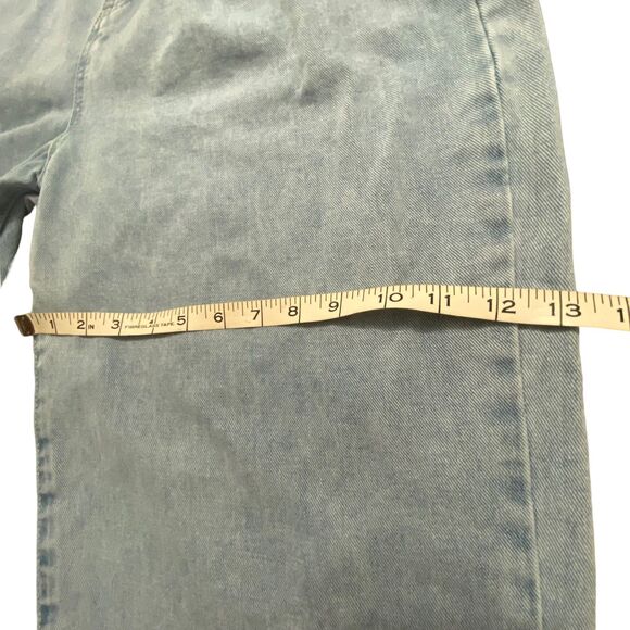 Fashion Nova High Rise Waisted Mom Jeans  Denim 100% Cotton Pleaded Blue XL - Picture 9 of 11